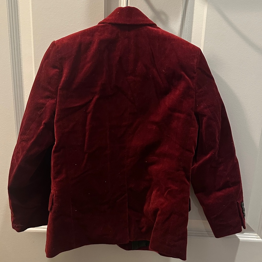 H&M Deep Red Velvet Jacket - Picture 4 of 4
